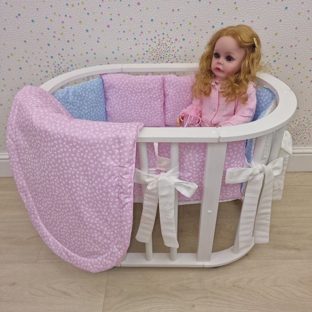 Пеленка для новорожденного с кружевами (бязь) артикул анонс КуклКПБ3_88