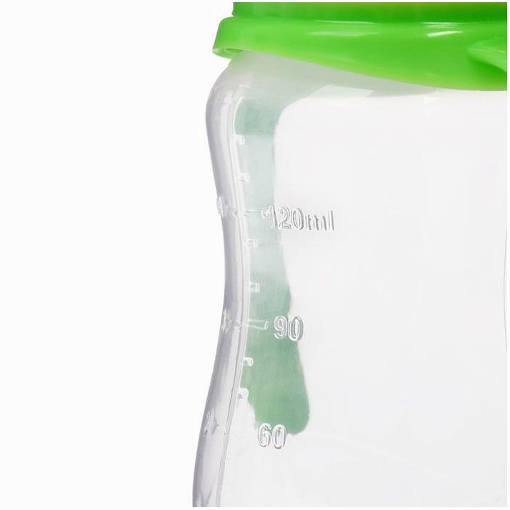 Картинка Бутылочка для кормления, классическое горло, приталенная, с ручками, 150 мл., от 0 мес., цвет МИКС (№2969764) от магазина Мир детей Товары для Новорожденных