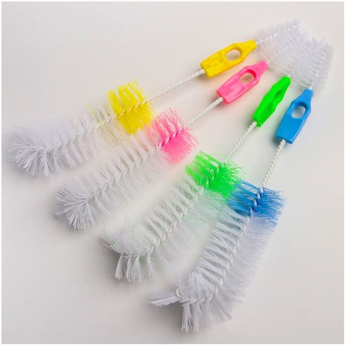 Ёршик 2 в 1 для бутылочек и сосок, цвета МИКС артикул анонс 1917357