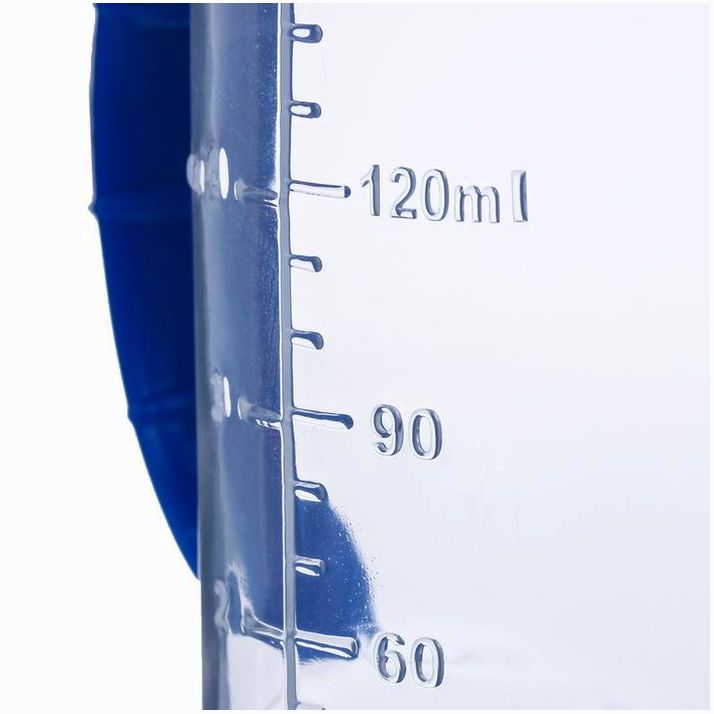 Картинка Бутылочка для кормления, классическое горло, с ручками, 150 мл., от 0 мес., цвет синий (№2969782) от магазина Мир детей Товары для Новорожденных