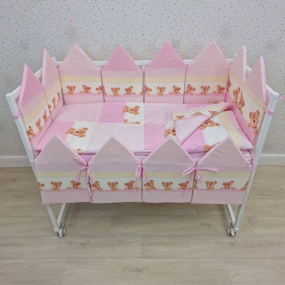 КПБ 17 пр (борт + пододеяльник + одеяло + наволочка + подушка + простынь (бязь) 