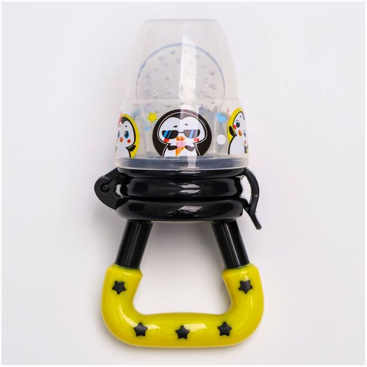 № 5057906 Ниблер для прикорма «ТРЕНД. Пингвин» в наборе с силиконовыми сеточками 2шт