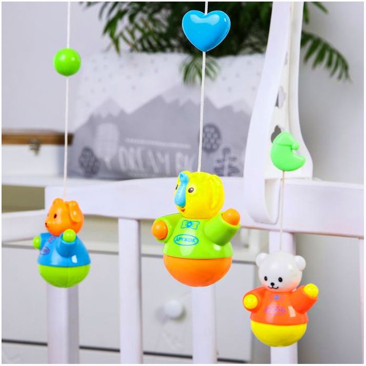 № 684196 Мобиль музыкальный «Друзья», заводной, цвет МИКС