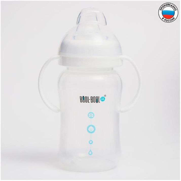 Поильник-непроливайка с силиконовым носиком PROMED, с ручками, 270 мл., от 6 мес. артикул анонс 5073681