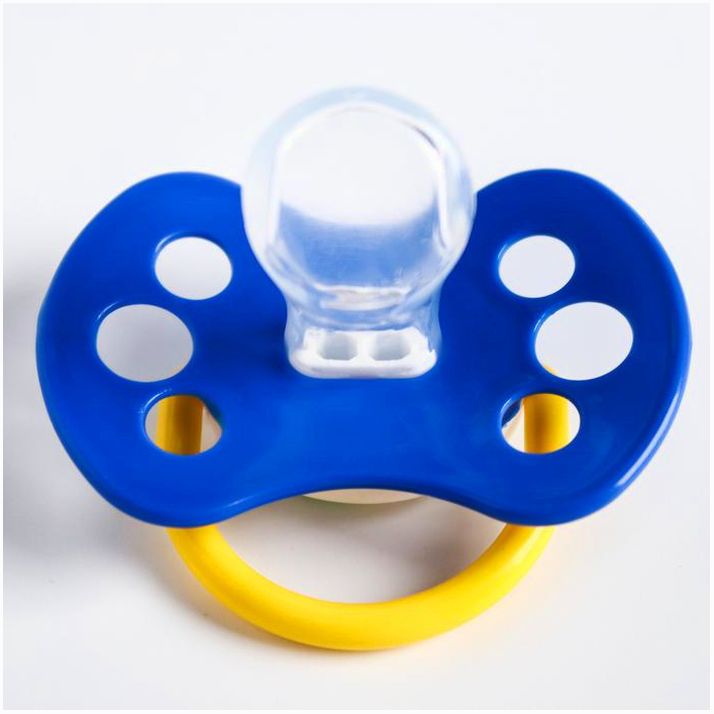 Картинка Соска - пустышка силиконовая ортодонтическая "Динозавр", от 3 мес. (№4560028) от магазина Мир детей Товары для Новорожденных