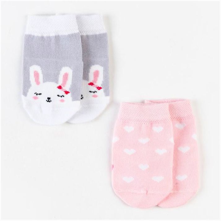 № 6905014 Набор носков Крошка Я «Зайчонок», 2 пары, 8-10 см