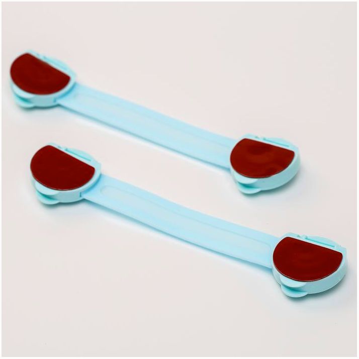 № 3489249 Блокиратор двери универсальный, набор 2 шт., цвета МИКС