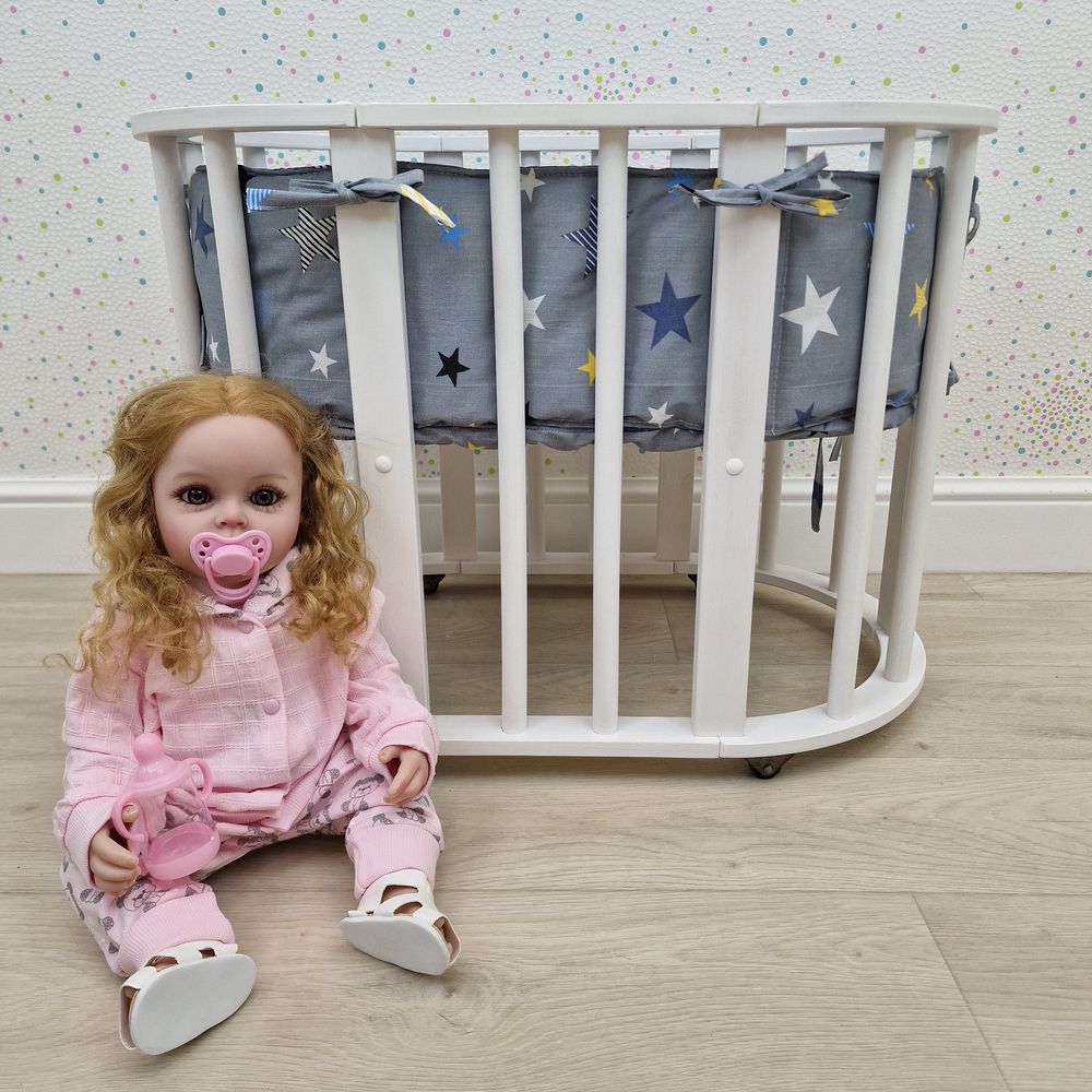 Пеленка для новорожденного с кружевами (бязь) артикул анонс КуклКПБ6_37