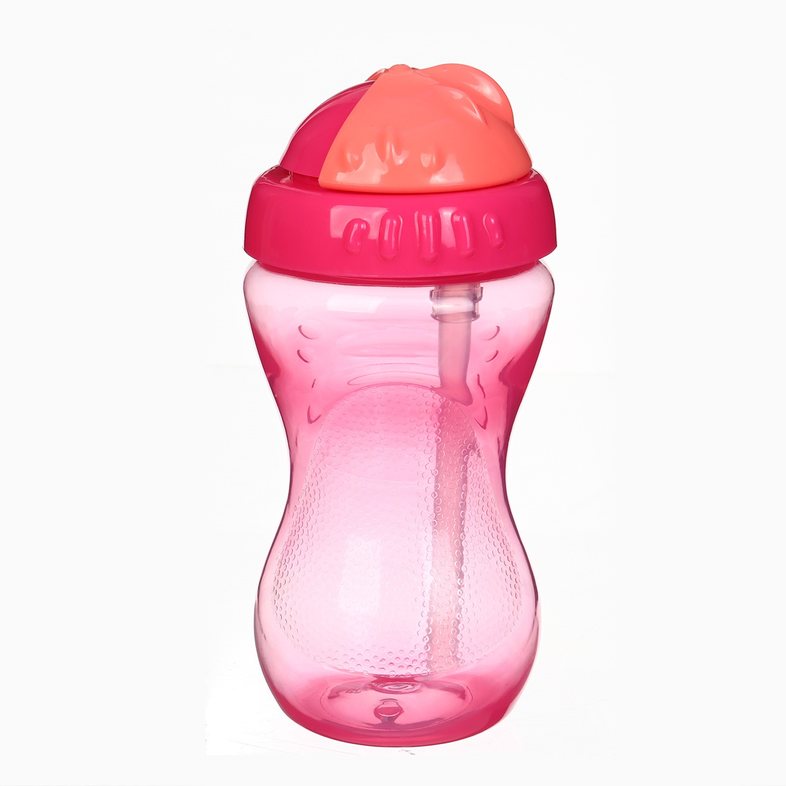 Картинка Поильник с силиконовой трубочкой, 340 мл., цвет Розовый (№10792859) от магазина Мир детей Товары для Новорожденных