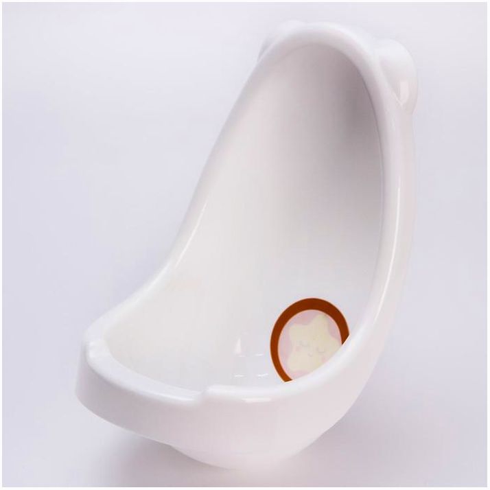Горшок-писуар детский белый МИКС артикул анонс 3785073