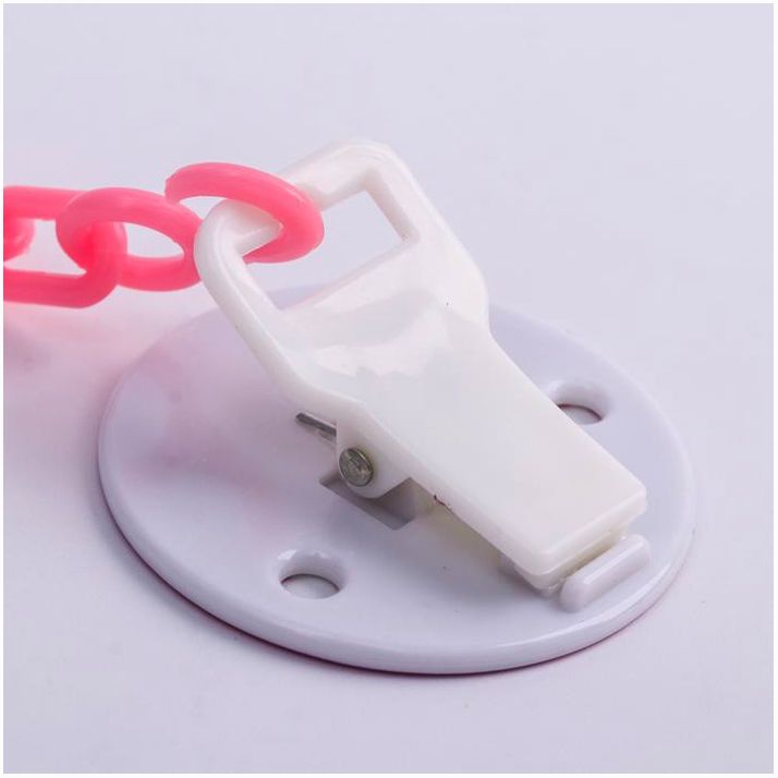 Картинка Держатель для соски - пустышки «Кошечка», на цепочке, цвет розовый (№4770908) от магазина Мир детей Товары для Новорожденных