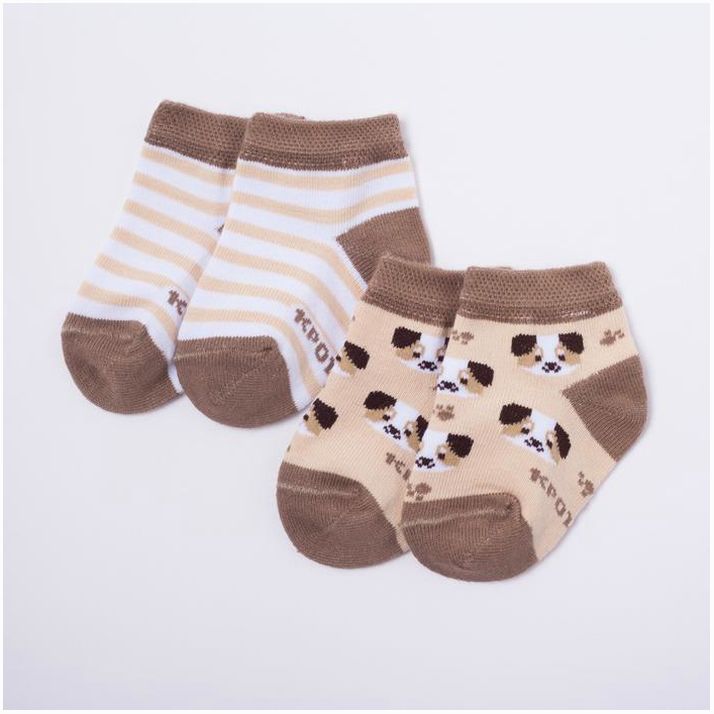 № 4361338 Набор носков Крошка Я «Пёсик», 2 пары, 6-8 см