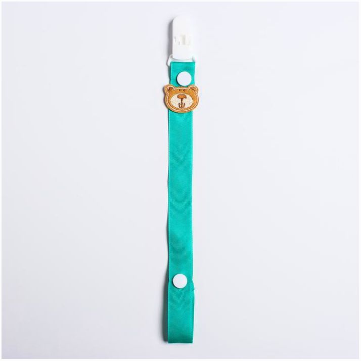 Картинка Держатель для соски - пустышки , ниблера «Мишутка» на ленте (№2792848) от магазина Мир детей Товары для Новорожденных