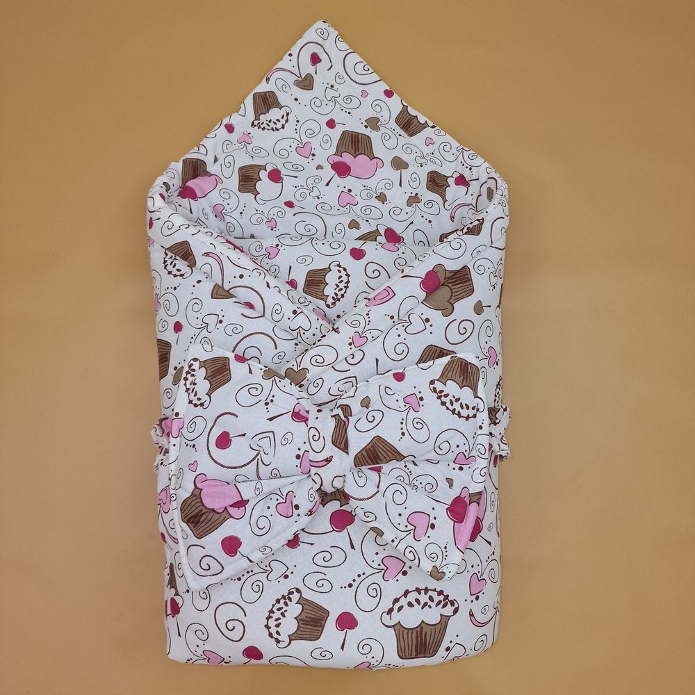 Комплект на выписку 2 пр: одеяло+бант-подушка (бязь) артикул анонс 1872б-0-1_м_42