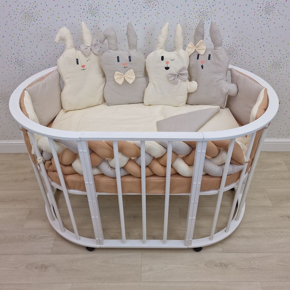 КПБ 14 пр (борт + пододеяльник + одеяло + наволочка + подушка + простынь (бязь) артикул анонс 1174-0-1бб_08