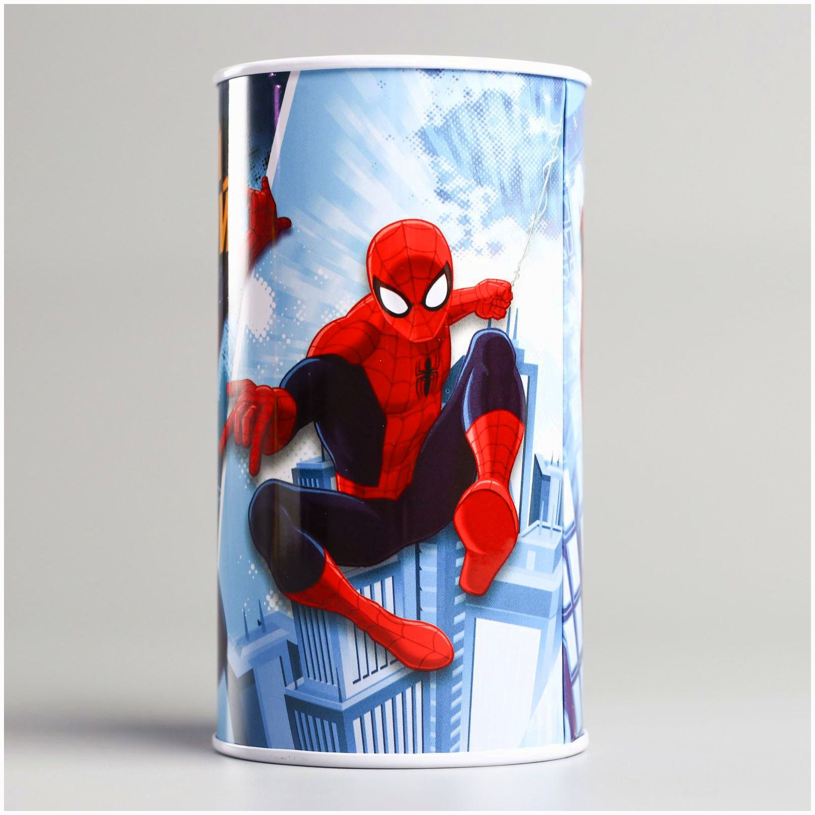 № 1866962 Копилка металлическая, 6,5 см х 6,5 см х 12 см 