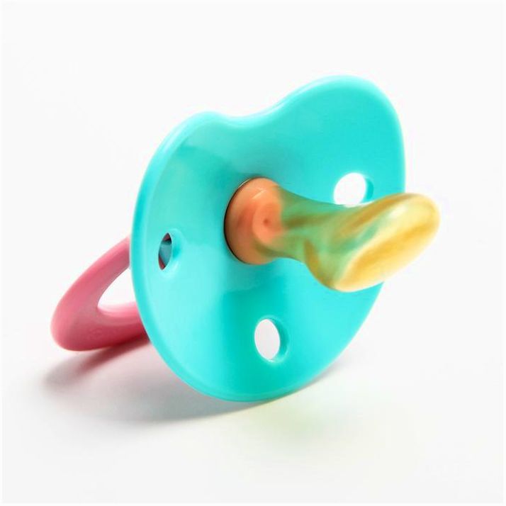 Картинка Соска-пустышка латексная ортодонтическая «Нежность» с кольцом, от 0 мес., цвета МИКС (№1476838) от магазина Мир детей Товары для Новорожденных