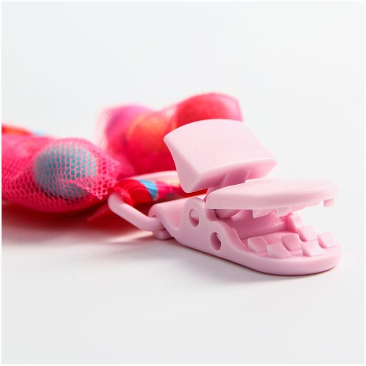 Картинка Набор держателей для пустышек «Зайка Полли» 2шт: на ленте, на цепочке (№4798842) от магазина Мир детей Товары для Новорожденных