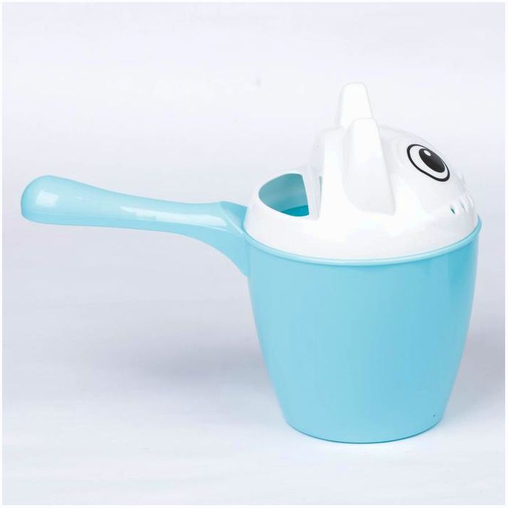 № 2875420 Ковш для купания и мытья головы, банный ковшик, хозяйственный «Котофей», 1 литр, цвет голубой
