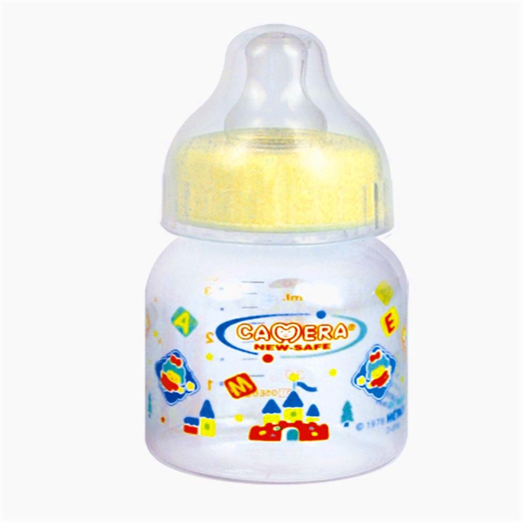 Картинка Бутылочка классическая с рисунком "Джунгли/Арктика" (пластик, силикоовая соска) (№51143К) от магазина Мир детей Товары для Новорожденных