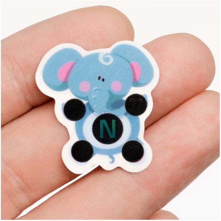 Картинка Термометр налобный "Слоненок", до 40°, 4,5 х 3 см (№9474236) от магазина Мир детей Товары для Новорожденных