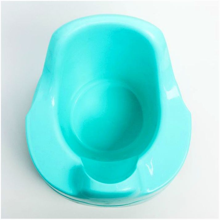 № 2010908 Горшок детский, цвет МИКС для мальчика (бирюзовый, зелёный, голубой)