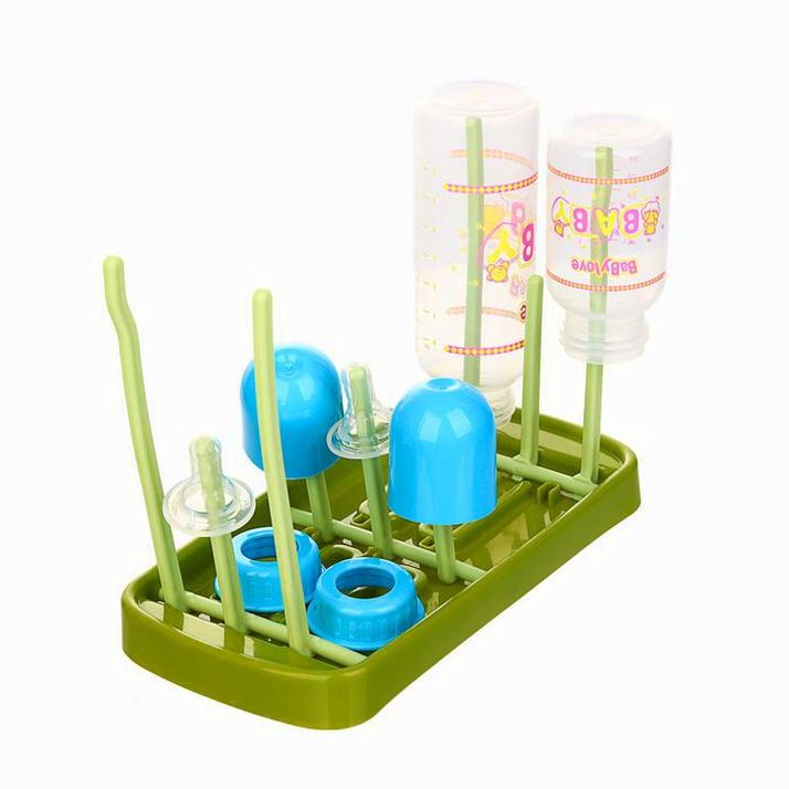 Сушилка для детских бутылочек, цвет зелёный артикул анонс 3565212