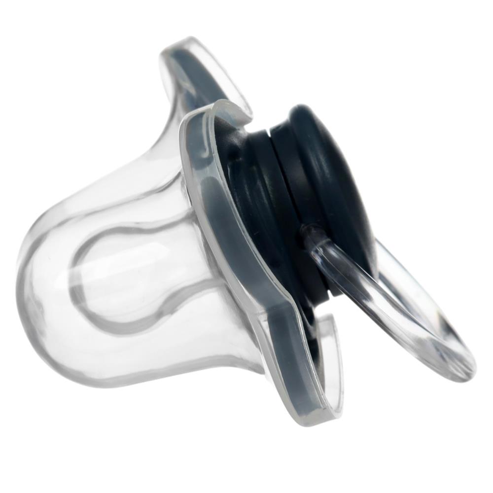 № 9887459 Соска - пустышка силиконовая классическая, от 0 мес., с колпачком, цвет синий