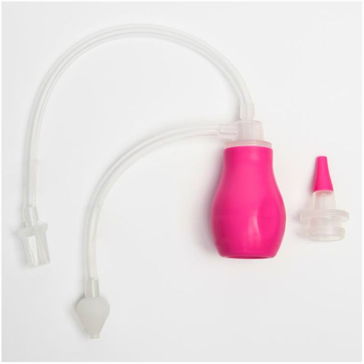 Картинка Детский назальный аспиратор с 2-мя сменными насадками, в контейнере, цвет розовый (№5276556) от магазина Мир детей Товары для Новорожденных