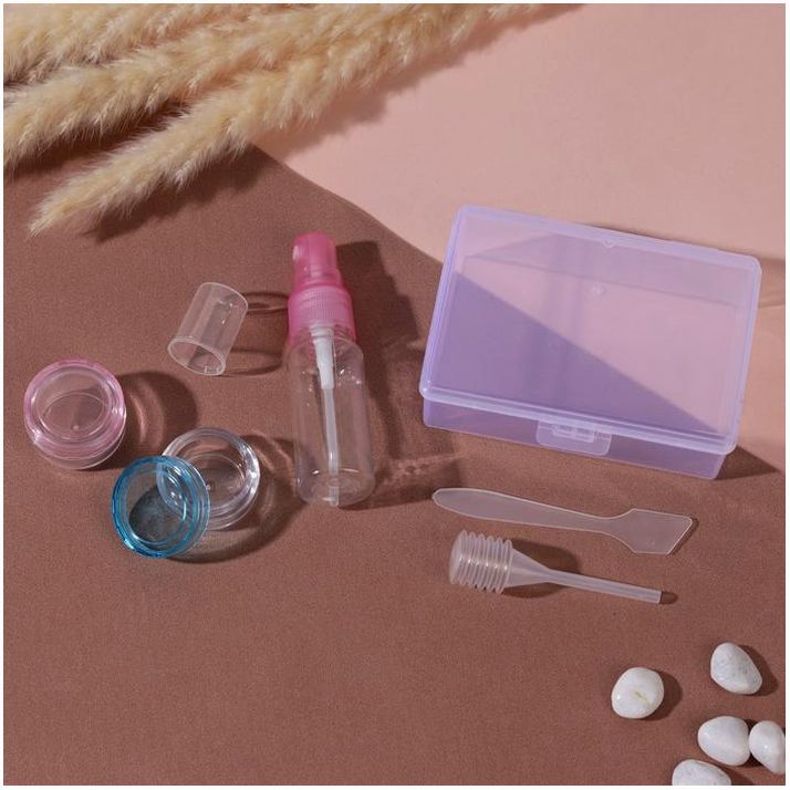 № 3539160 Набор для хранения, в футляре, 5 предметов, цвет МИКС