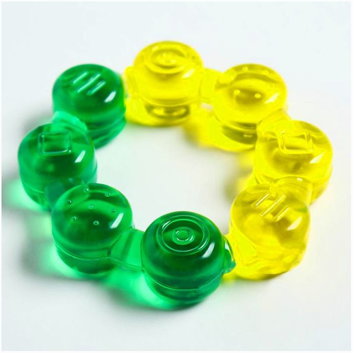 № 553307 Прорезыватель охлаждающий «Кольцо», цвет МИКС, Крошка