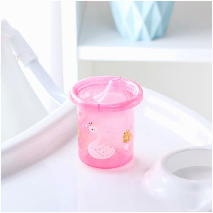 № 3721465 Поильник детский «Самая милая» с твёрдым носиком 200 мл, цвет розовый