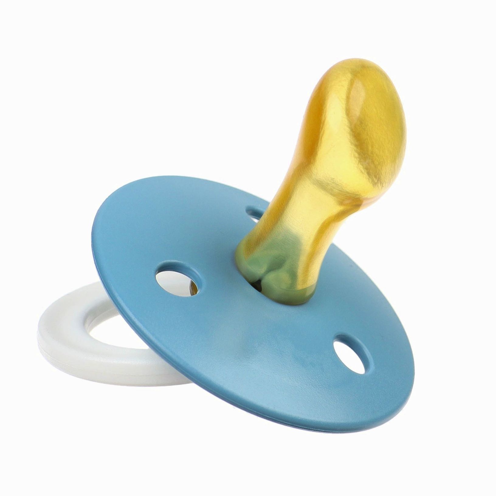 Картинка Соска - пустышка ортодонтическая, латекс +6мес., для мальчика (№9903222) от магазина Мир детей Товары для Новорожденных