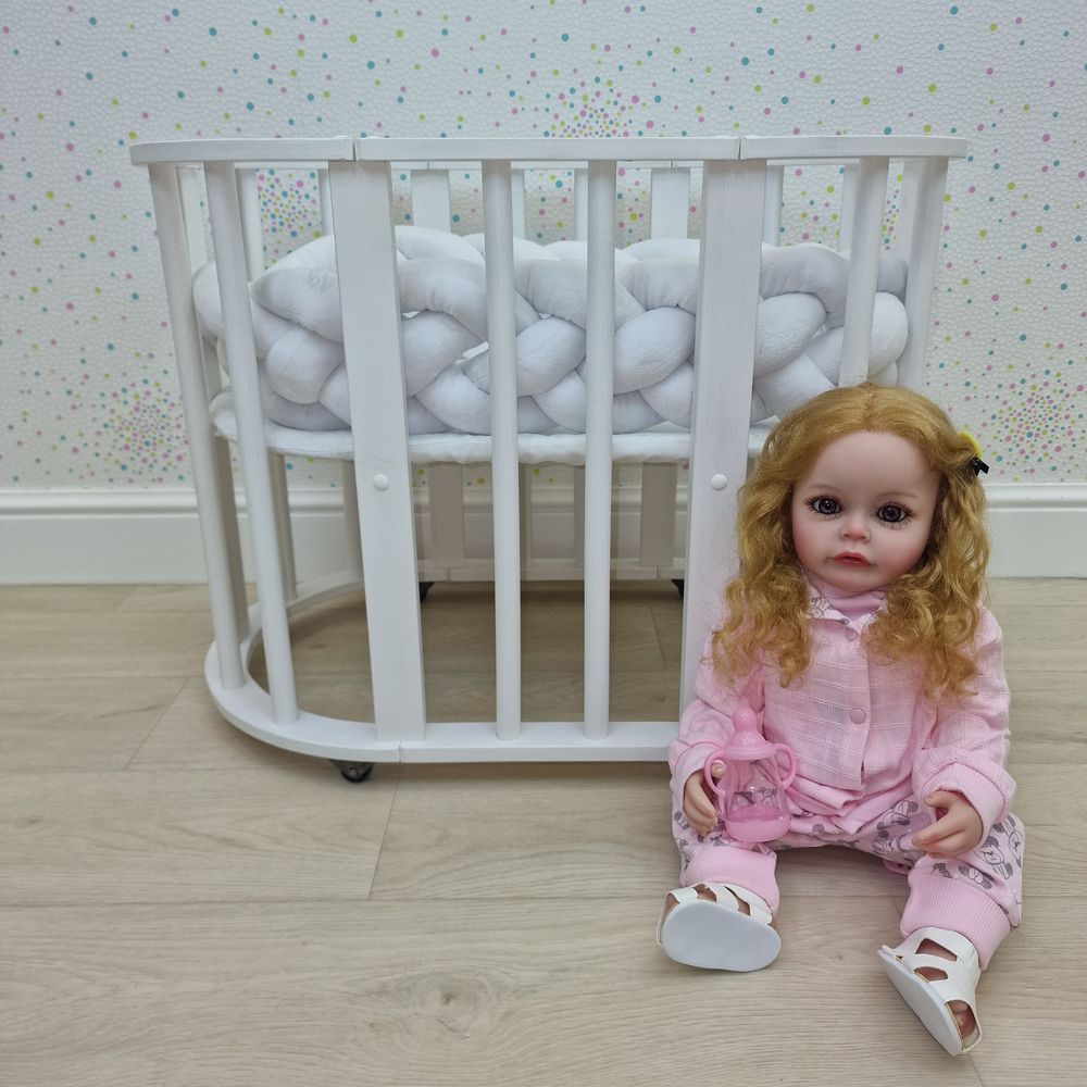 Пеленка для новорожденного с кружевами (бязь) артикул анонс КуклКПБ2_35