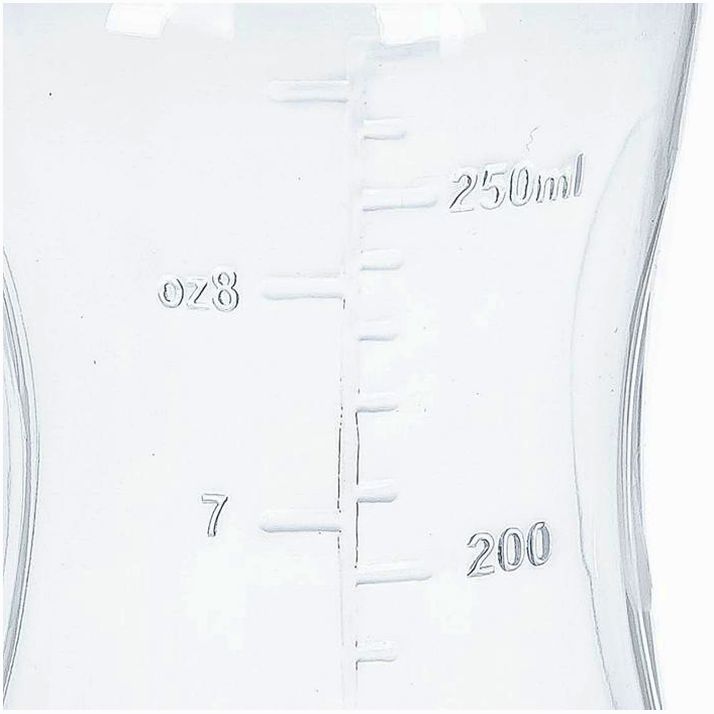 Картинка Бутылочка для кормления, классическое горло, 250 мл., от 3 мес., приталенная, с ручками, цвет белый (№2969728) от магазина Мир детей Товары для Новорожденных