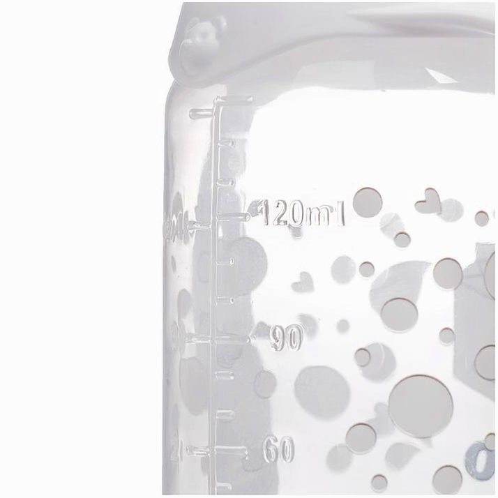 Картинка Бутылочка «Люблю молоко», классическое горло, с ручками, 150 мл., от 0 мес., цвет белый (№2969887) от магазина Мир детей Товары для Новорожденных