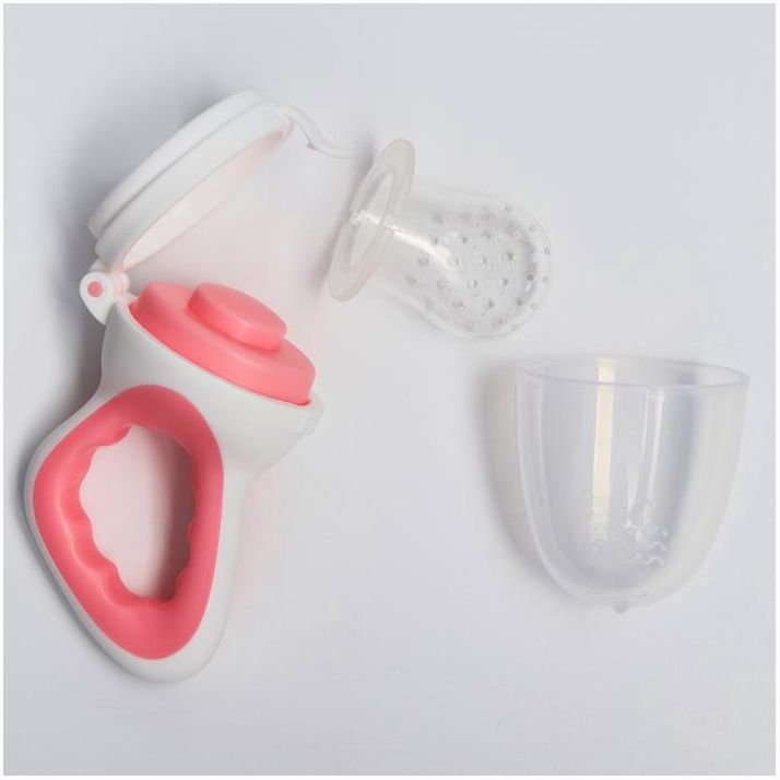 Картинка Ниблер для прикорма, с силиконовой сеточкой, цвет розовый (№2932127) от магазина Мир детей Товары для Новорожденных