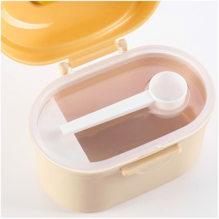 Картинка Контейнер для хранения детского питания «Корона», 400 мл., малый, цвет желтый (№7653240) от магазина Мир детей Товары для Новорожденных