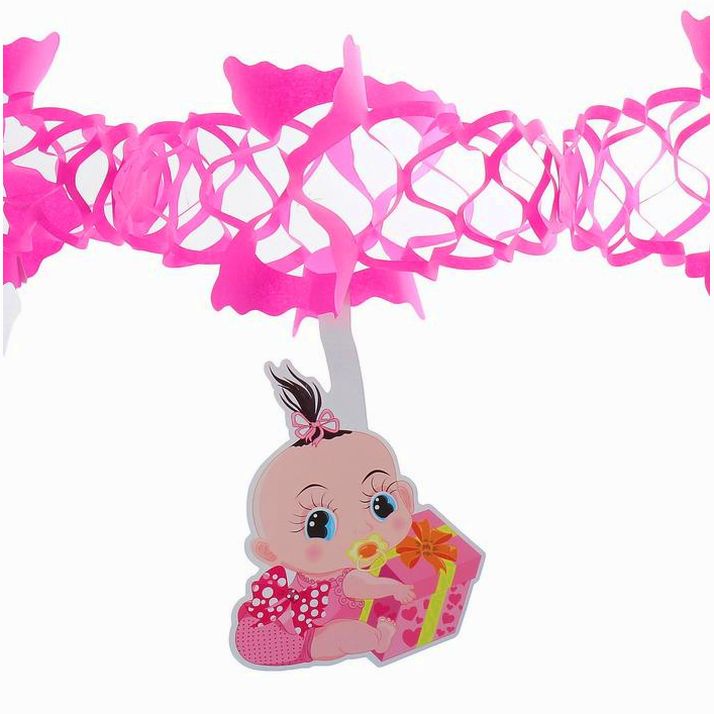 № 1766339 Гирлянда «Малышка», 250 см, цвет розовый