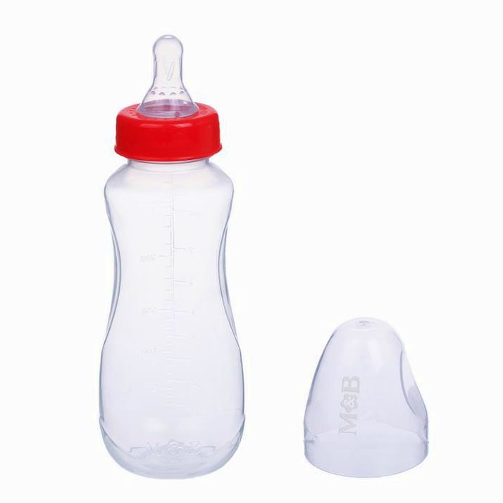 № 2969736 Бутылочка для кормления, классическое горло, приталенная, 250 мл., от 3 мес., цвет красный