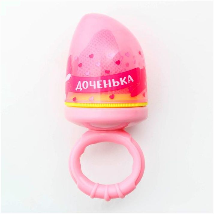 № 2861600 Ниблер с текстильной сеточкой «Милая доченька», цвет розовый