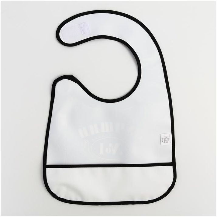 Картинка Нагрудник для кормления «Лучший ребёнок» непромокаемый на липучке, с карманом (№5470188) от магазина Мир детей Товары для Новорожденных