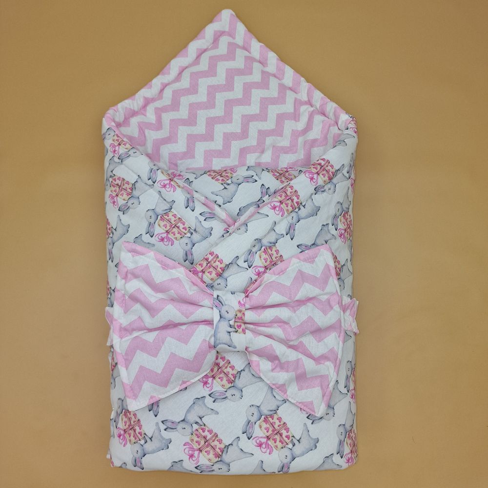 Комплект на выписку 2 пр: одеяло+бант-подушка (бязь) артикул анонс 1872б-0-1_м_58