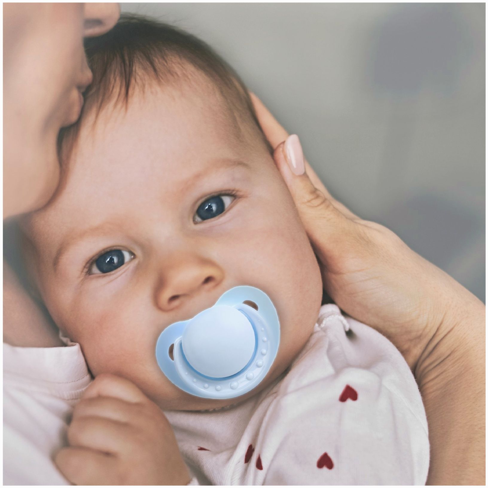 Картинка Соска - пустышка ортодонтическая, силикон +0мес., цвет голубой (№7661542) от магазина Мир детей Товары для Новорожденных