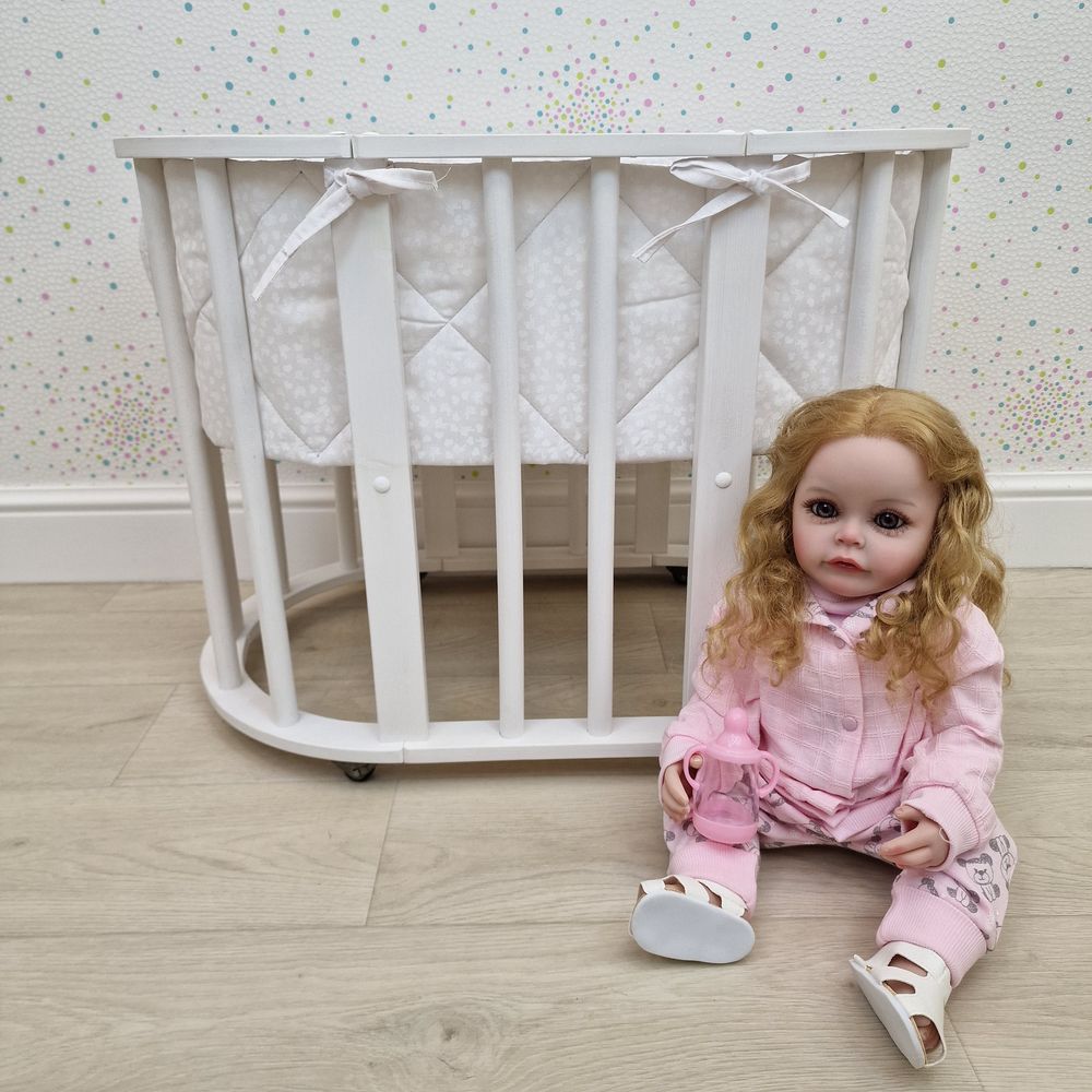 Пеленка для новорожденного с кружевами (бязь) артикул анонс КуклКПБ5_17