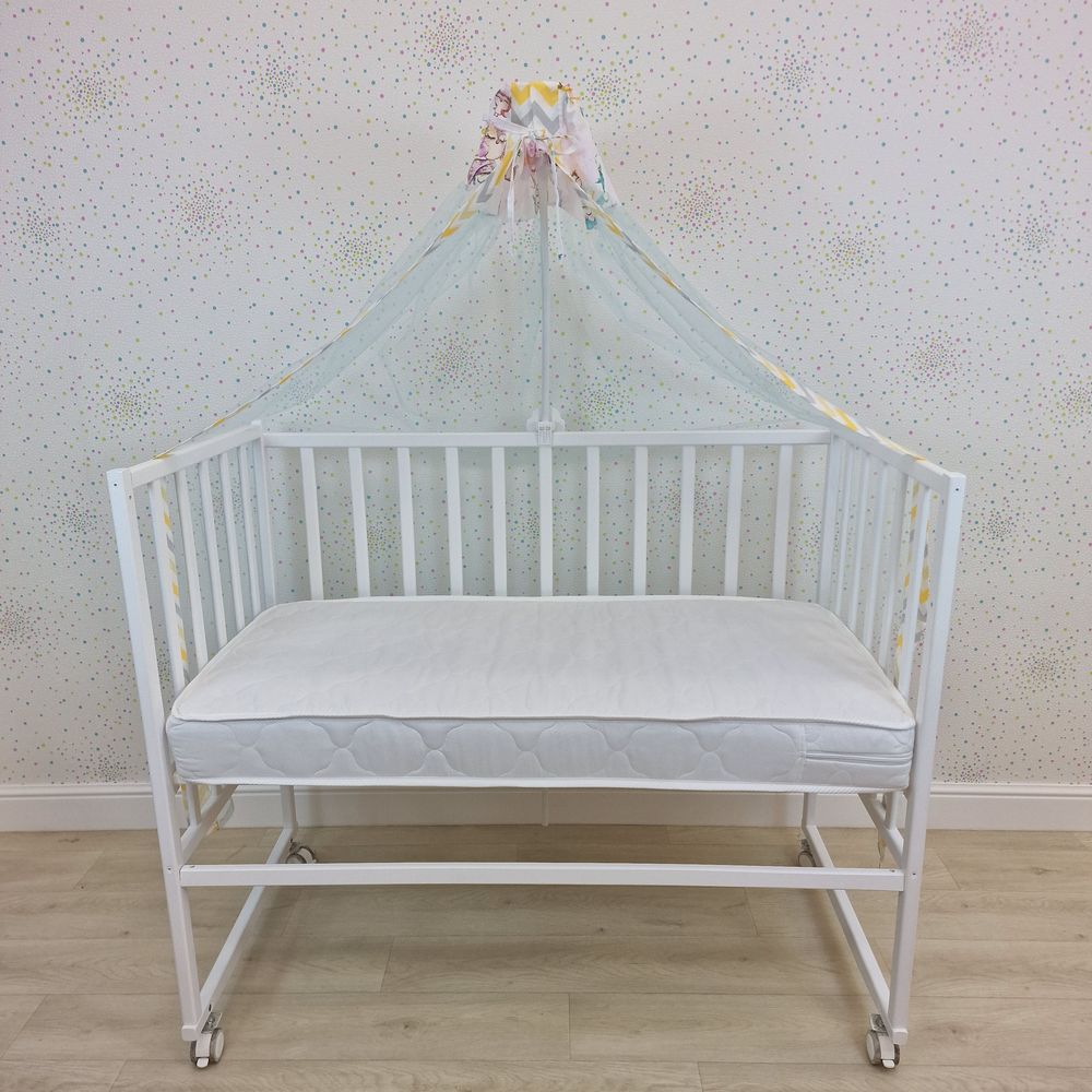 Балдахин (бязь/сеточка) + бант (бязь) артикул анонс 941_08