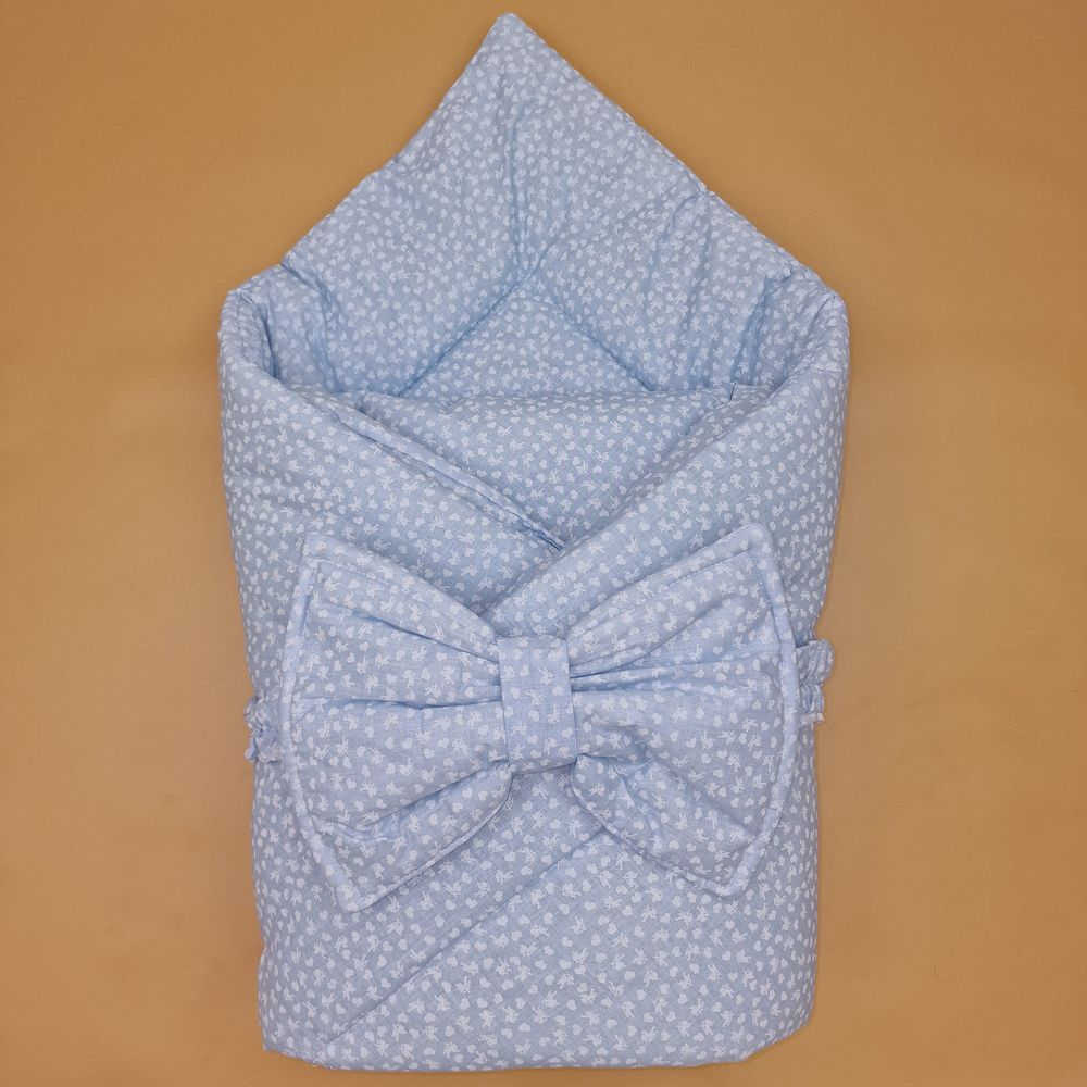 Комплект на выписку 2 пр: одеяло+бант-подушка (бязь) артикул анонс 1872б-1-2_м_29