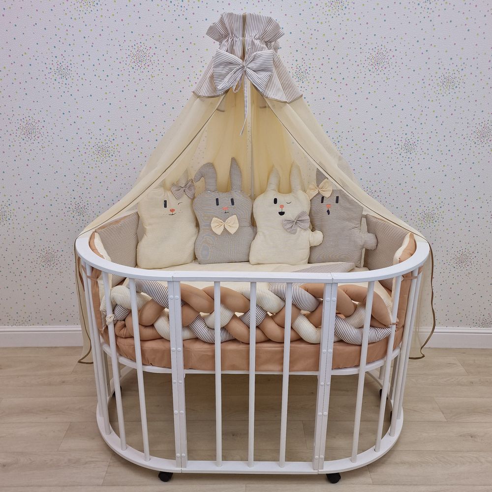 КПБ 15 пр (балдахин + борт + пододеяльник + одеяло + наволочка + подушка + простынь (бязь) артикул анонс 1174-0-1_08