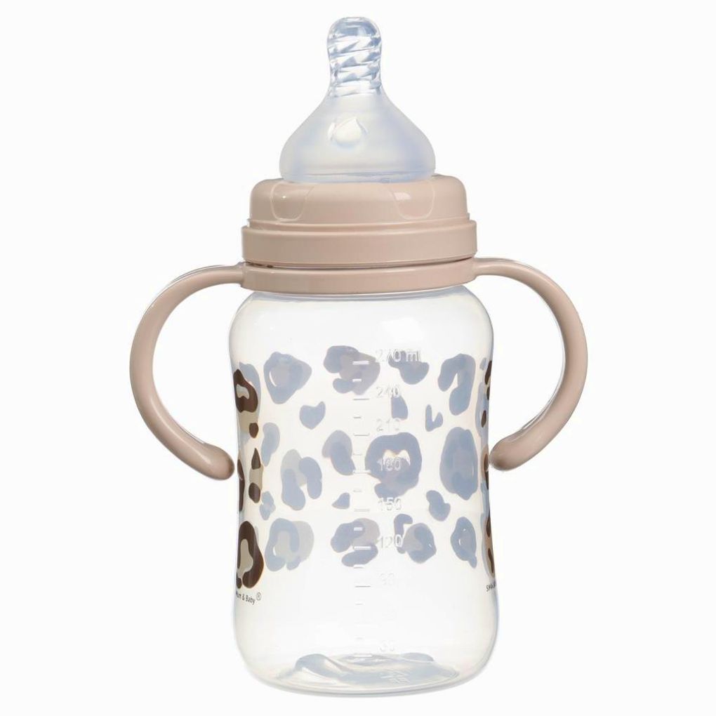 Картинка Бутылочка для кормления, широкое горло Animal, 270 мл., с ручками (№10328444) от магазина Мир детей Товары для Новорожденных
