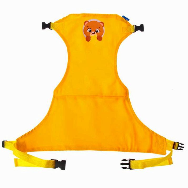 Картинка Детский пояс-фиксатор «Мишка», регулируемые ремни, цвет жёлтый (№4052122) от магазина Мир детей Товары для Новорожденных